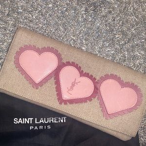 YSL heart clutch